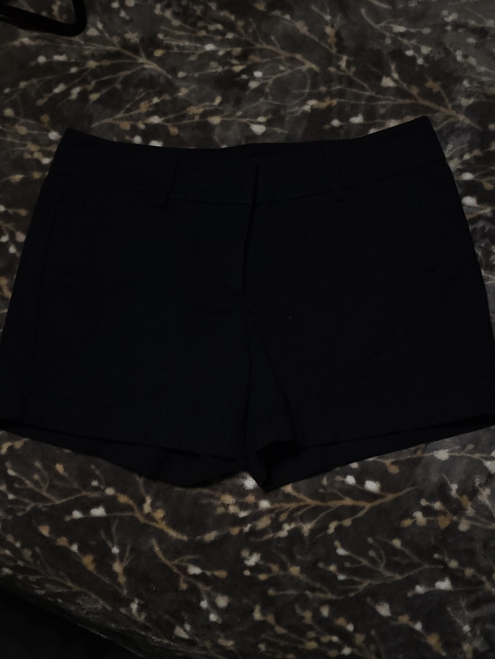Ann Taylor Black Tailored Bermuda Shorts